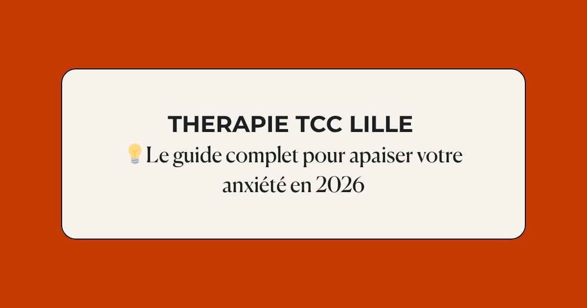 Couverture article Thérapie TCC Lille