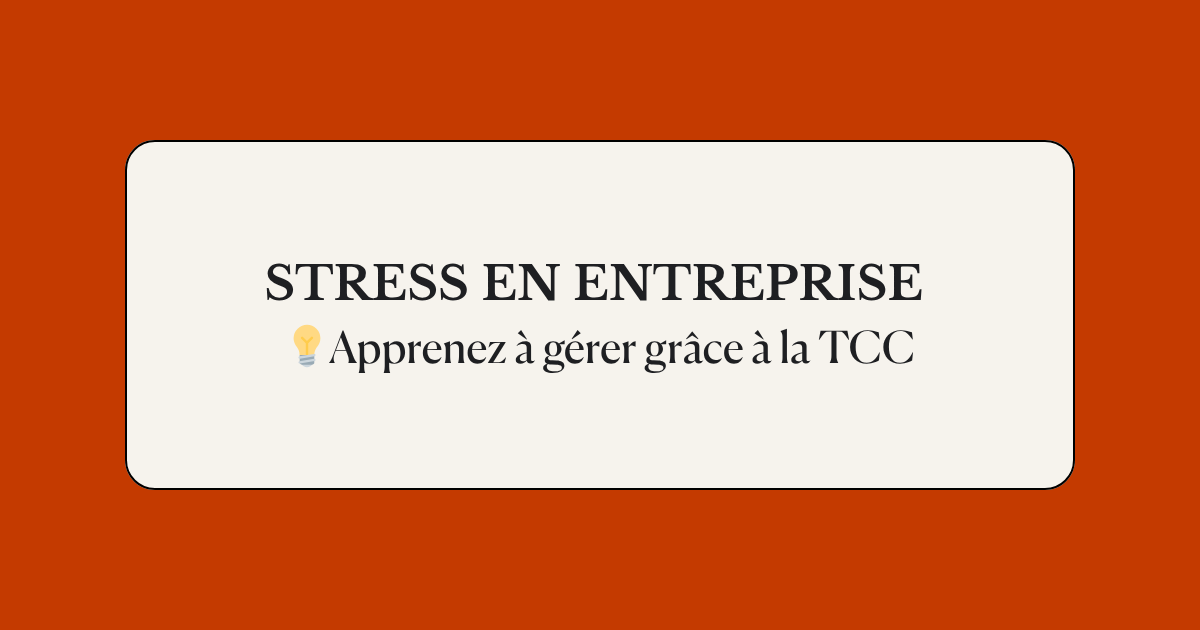 image couverture article gestion stress entreprise Lille