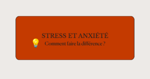 couverture article différence stress et anxiété