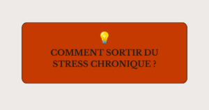 image article comment sortir du stress chronique
