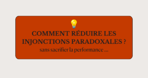 couverture article réduire les injonctions paradoxales sans sacrifier les performances