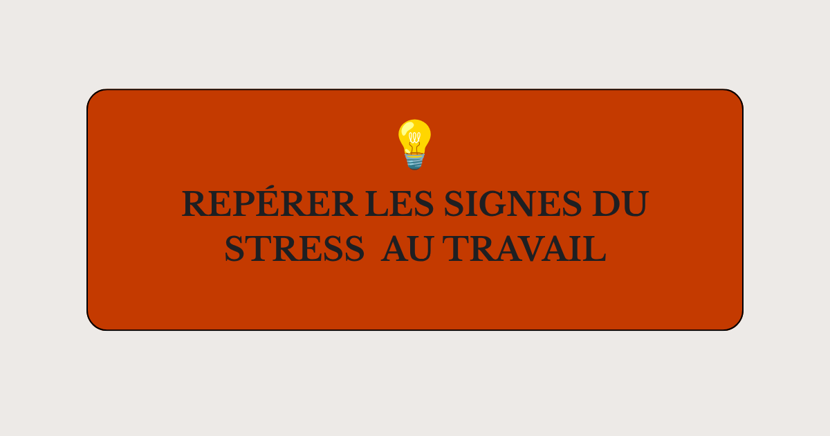 Couverture article les signes du stress chronique au travail